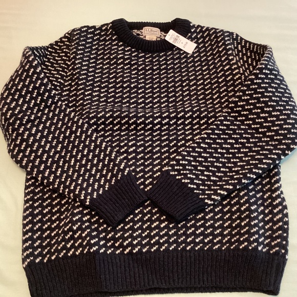 L.L. Bean Norwegian sweater, NEW. Made in Norway - Picture 1 of 4